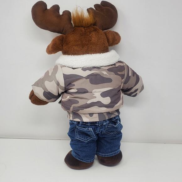 Build A Bear Large Moose themed Christmas stuffed animal with winter theme - Picture 3 of 6